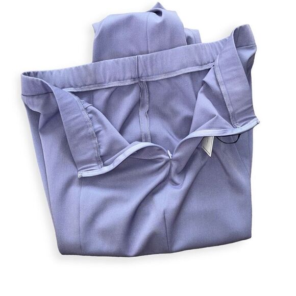 1.STATE Front Slit Stretch Crepe Pants in Purple Twilight Size 16W NEW - Picture 13 of 16